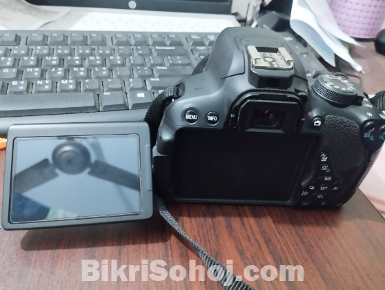 EOS 700D Camera with prime lens EF 35mm 1:2